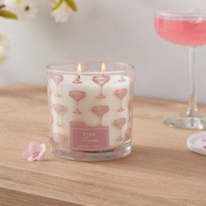 New Pink Mimosa Scented Candle 14oz Burns Up to 40 Hours
